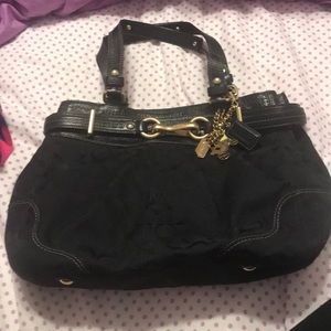 Coach tote black bag